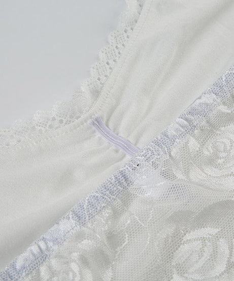 Enchanting White Rose Lace Halter Crop Top - Y2K Romantic Style for Fall & Halloween