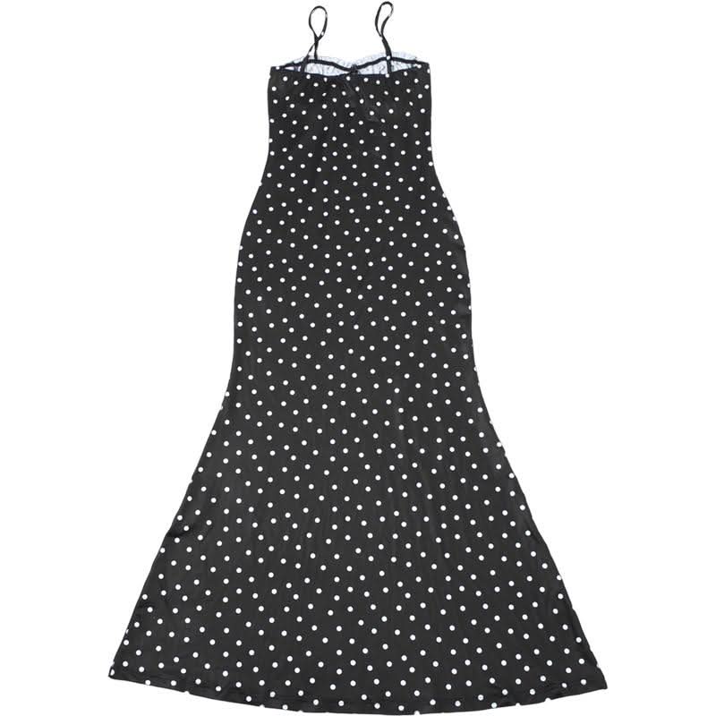 Timeless Chic Polka Dot Ruched Maxi Dress - Flattering Fit for Fall Evenings & Holiday Parties