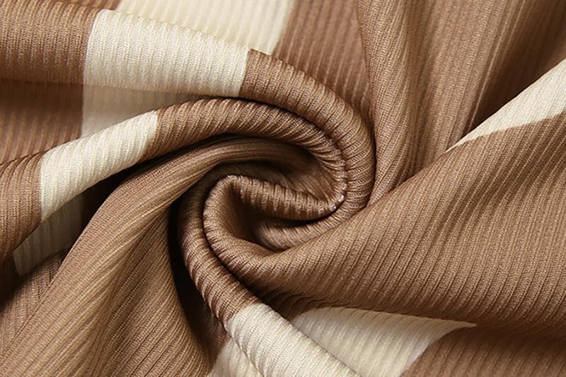 Edgy Fall Nights: Abstract Print Halter Cut-Out Mini Dress with Cold Shoulder Sleeves