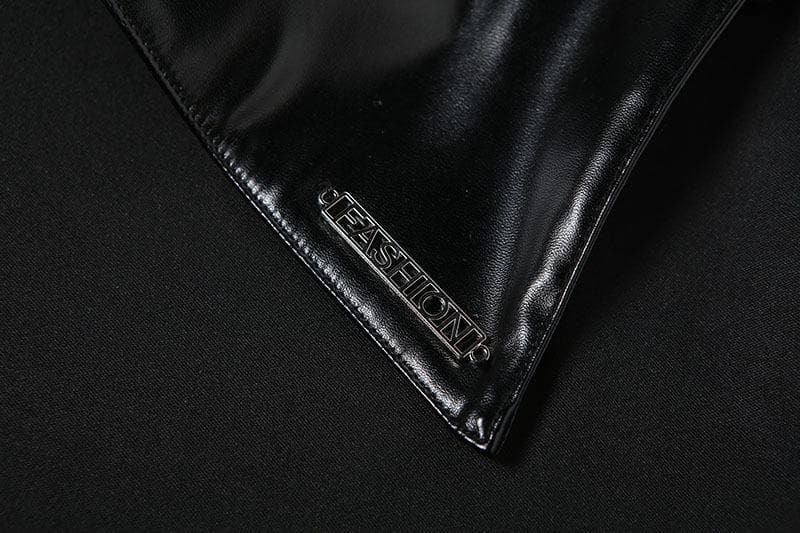 Rogue Elegance Asymmetric Garter Slit Skirt - Your Ultimate Fall & Halloween Statement Piece