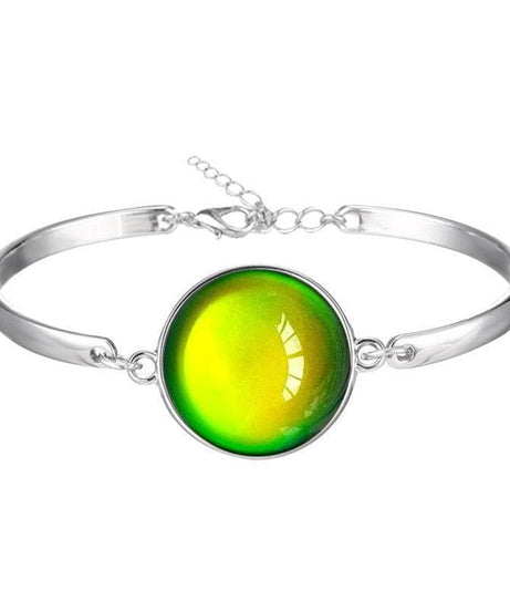 Express Yourself: Enchanting Silver Mood Bracelet for Women - Your Emotion-Sensing Fall Fashion Statement