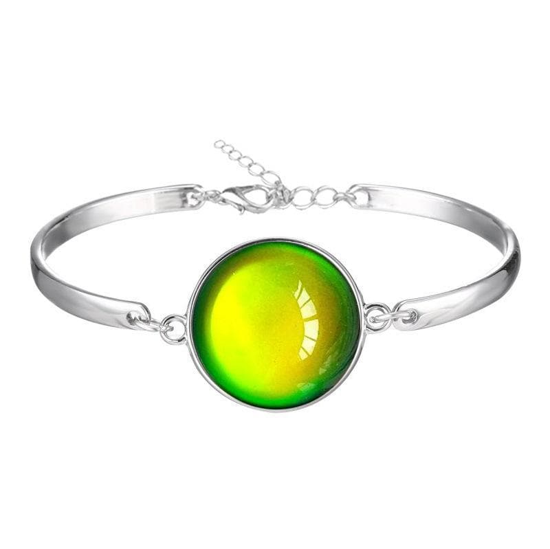 Express Yourself: Enchanting Silver Mood Bracelet for Women - Your Emotion-Sensing Fall Fashion Statement