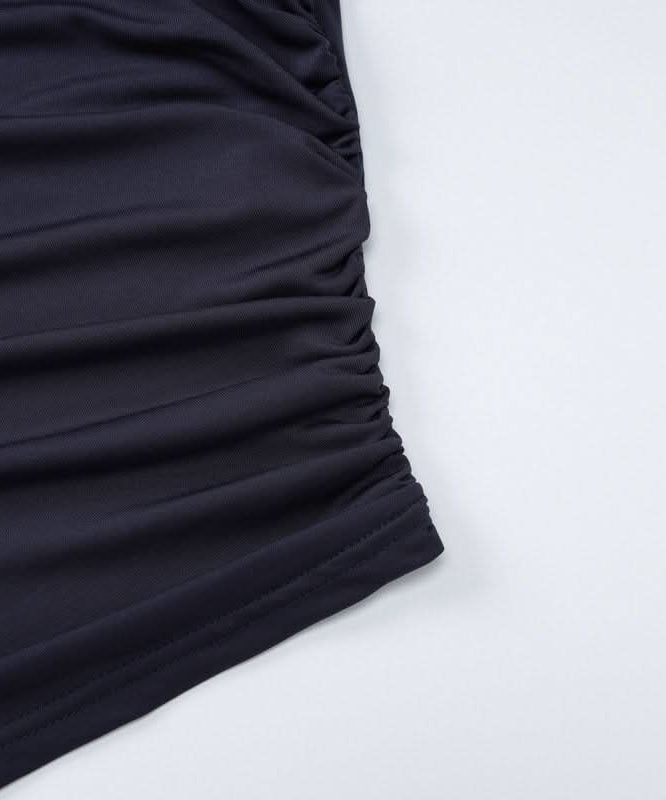 Effortless Fall Chic: Ruched Long Sleeve Top & Wide-Leg Pant Set | Cozy Elevated Loungewear