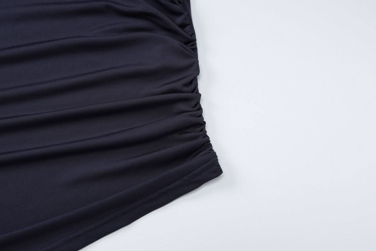 Effortless Fall Chic: Ruched Long Sleeve Top & Wide-Leg Pant Set | Cozy Elevated Loungewear
