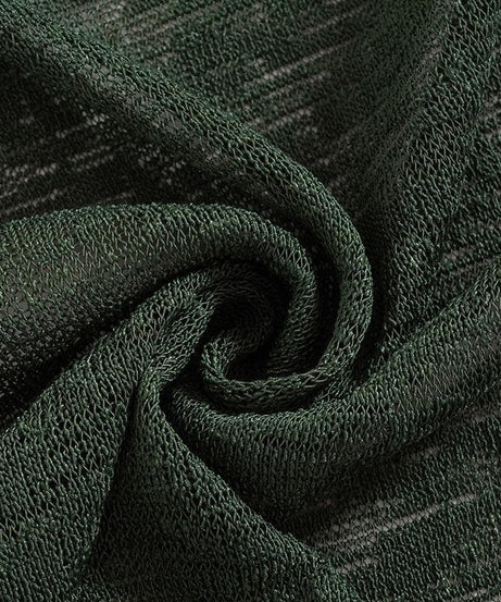 Sultry Sage Sheer Knit Two-Piece Set | Tie-Front Crop Top & Ruched Mini Skirt for Daring Fall Nights