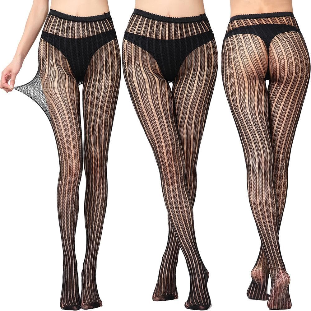 Fall & Holiday Glam: High-Waist Patterned & Fishnet Tights Collection - 12 Chic Styles