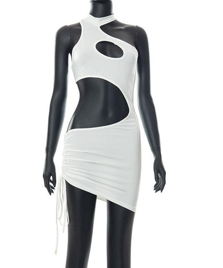 Daring Black Cut-Out Bodycon Mini Dress - Your Ultimate Fall & Holiday Party Statement