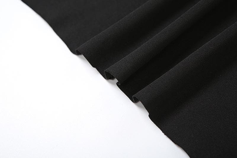 Showstopper Halter Cut-Out Maxi Dress - Edgy Black Bodycon for Fall & Holiday Parties