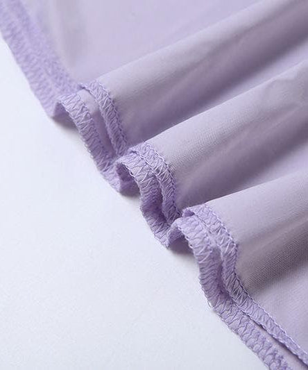 Women's Lavender Mock Neck Maxi Dress | Elegant Stitch Detail, Fall & Holiday Ready