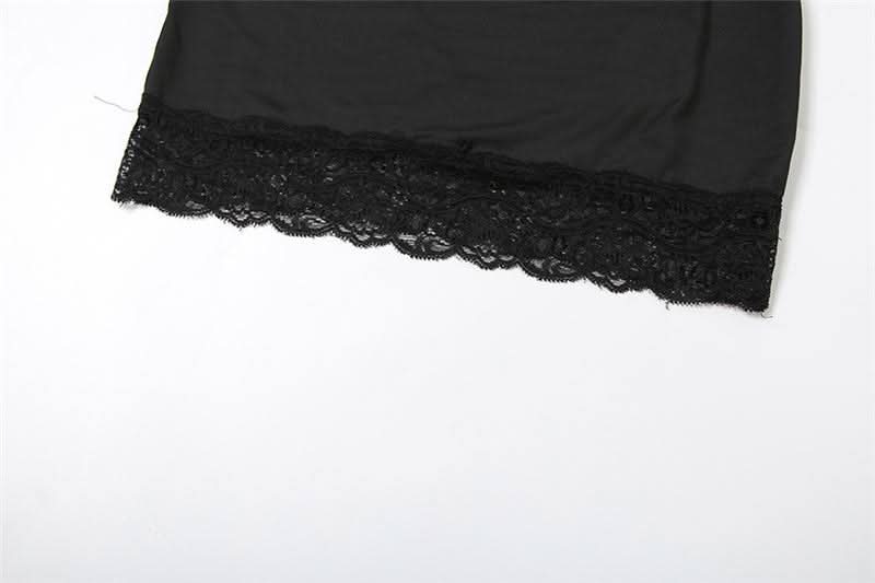 Slay the Night: Black Lace Off-Shoulder Cutout Mini Dress - Fall & Party Ready!