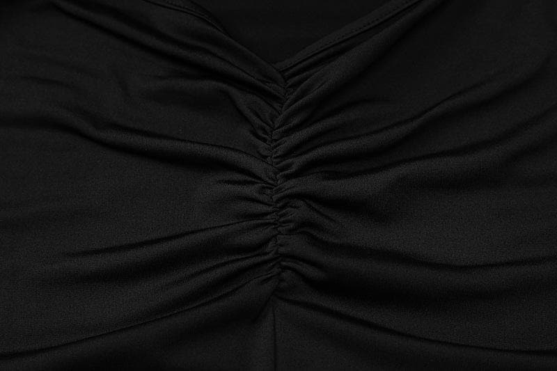 Timeless Black Criss-Cross Backless Maxi Dress | Holiday Party & Evening Glamour