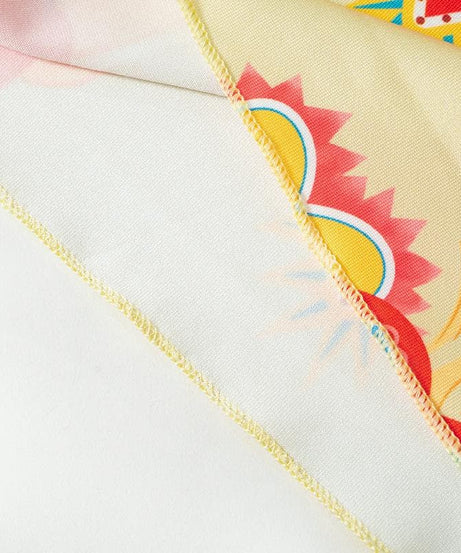 Vibrant Sacred Heart Mesh Mini Dress - Asymmetrical Long Sleeve | Fall Statement