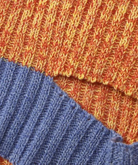 Chic Colorblock Knit Two-Piece Set: Fall Cutout Crop Top & Mini Skirt