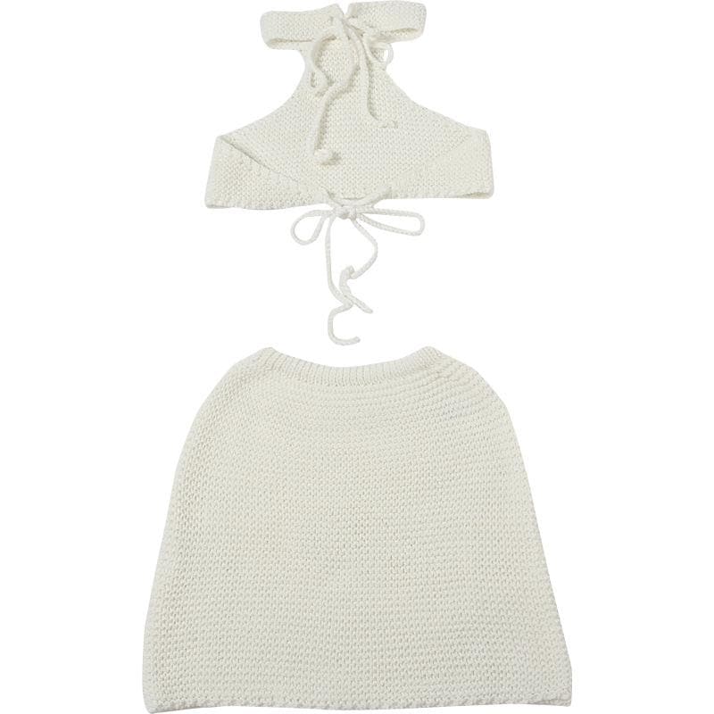 Cozy Chic Knit Halter Crop Top & Mini Skirt Set - Your Fall-to-Holiday & Resort Essential