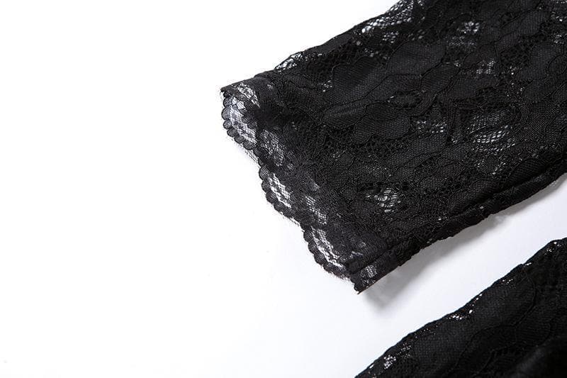 Sultry Black Lace Off-The-Shoulder Maxi Dress with Thigh Slit - Perfect for Fall & Holiday Galas