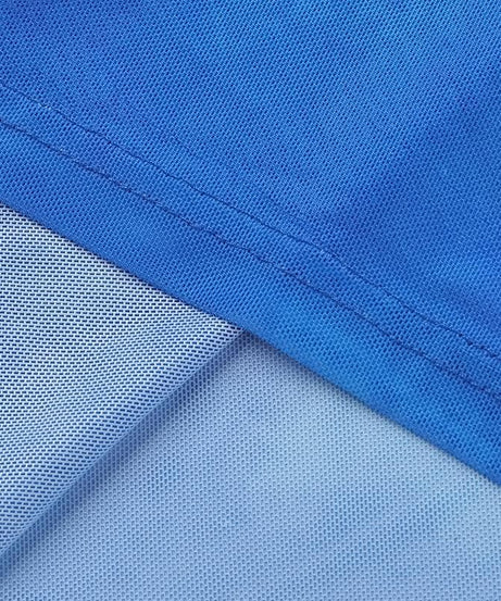 Stunning Blue Poppy Print Sheer Mesh Midi Dress with Slit & Backless Detail – Your Go-To for Fall Parties & Resort Getaways