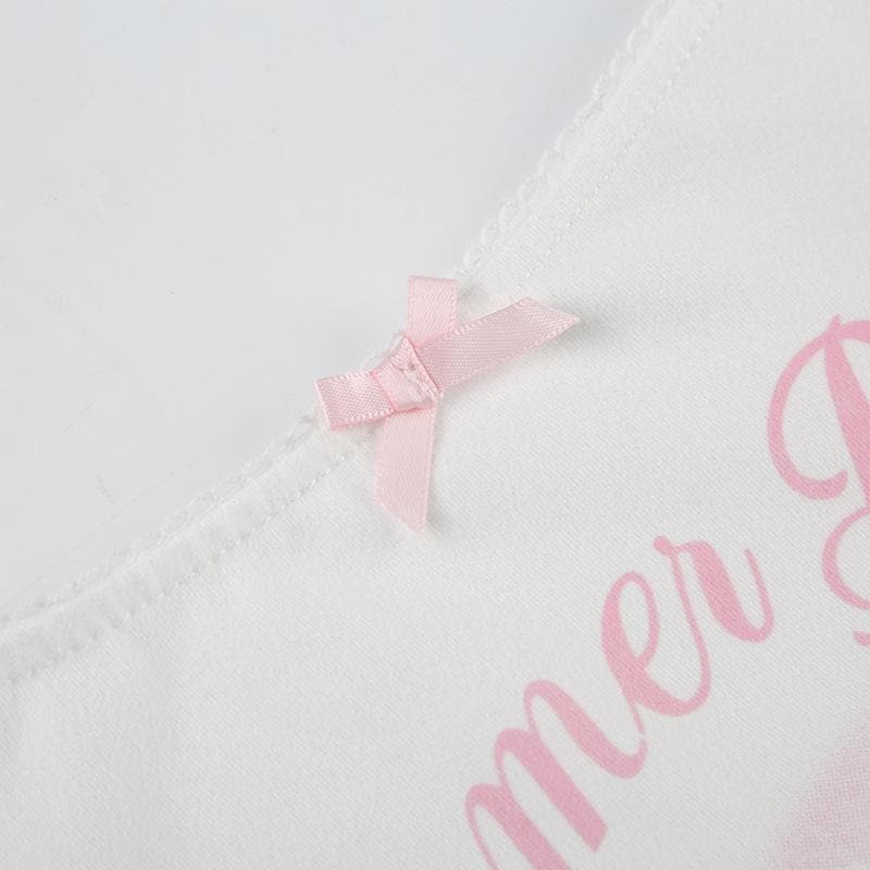 Whimsical Bunny 'Summer Dream' Cami Top – Adorable Comfort for Fall Layering & Cozy Nights