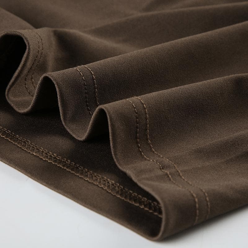 Spooky Season Chic: Y2K Low-Rise Ruched Shorts with Dazzling Beaded Tassels – Perfect for Fall Parties & Halloween