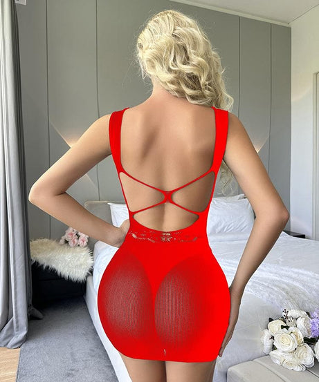 Sultry Black Sheer Lace Bodycon Mini Dress – Fall Party & Halloween Glam