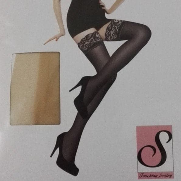 Sultry Black Lace Thigh High Stockings - Perfect for Fall & Holiday Glam