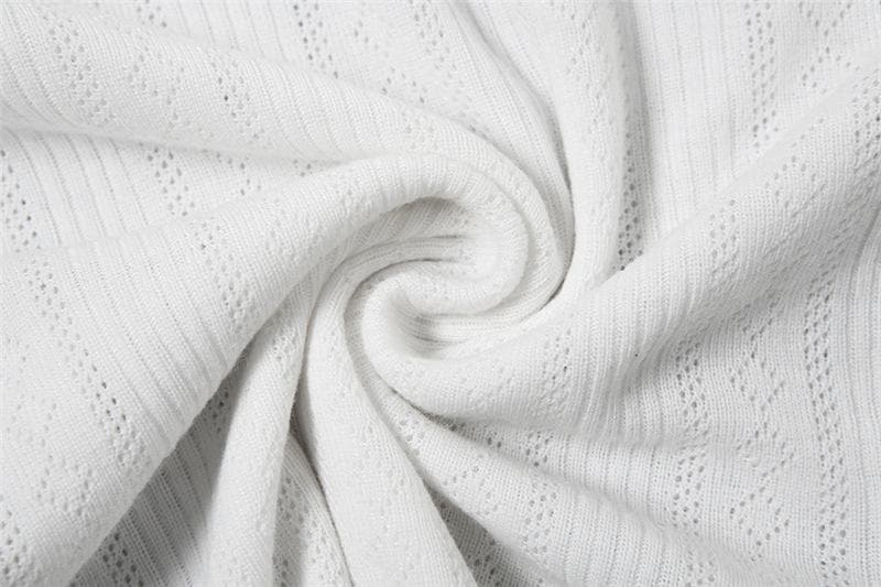 Coquette Chic Ruffle Knit Crop Top - Y2K Inspired Bow Detail Tee