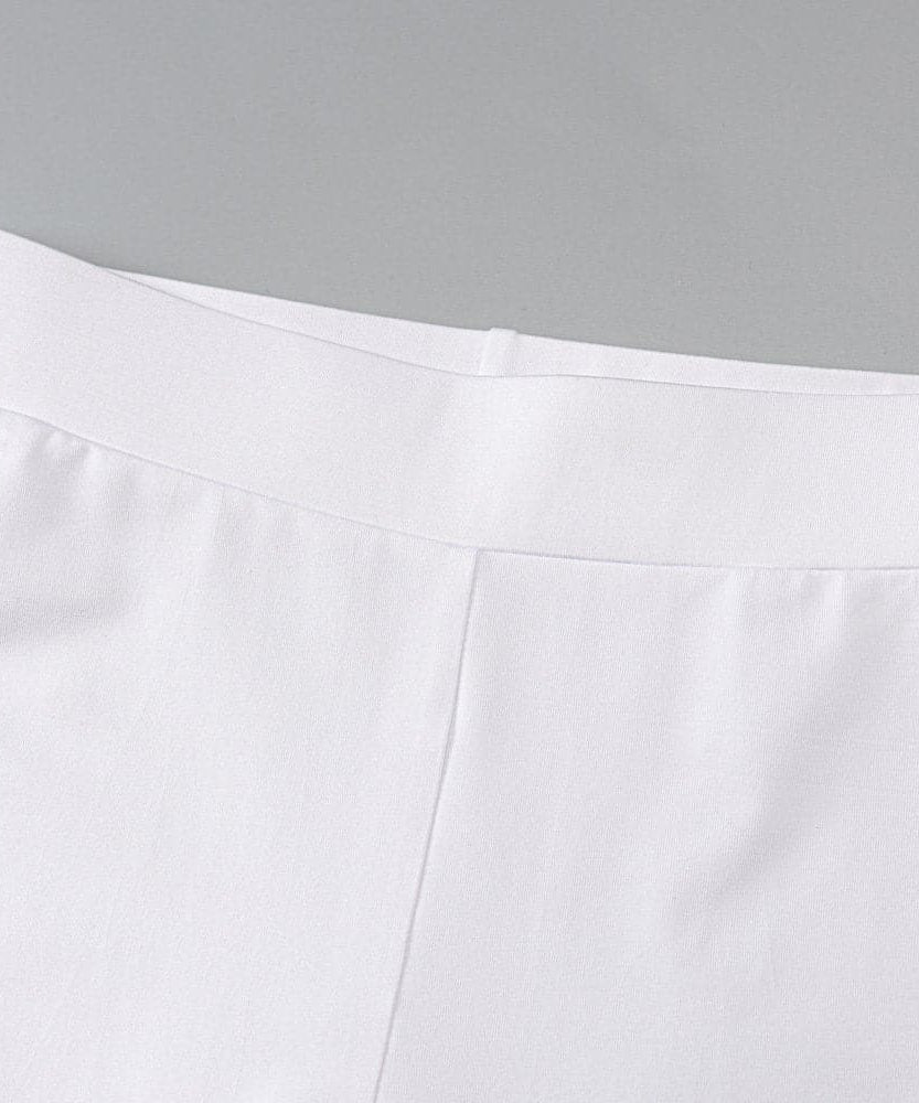 Crisp White Athleisure Set: Short Sleeve Crop Top & High-Waisted Leggings for Fall
