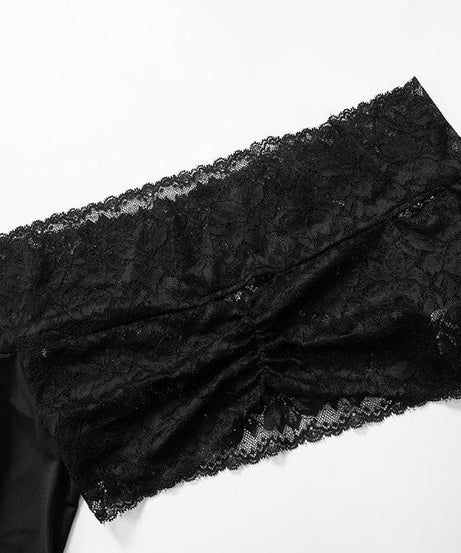 Gothic Glam Black Lace Two-Piece Set: Off-Shoulder Crop Top & High-Waist Leggings for Fall Nights & Halloween