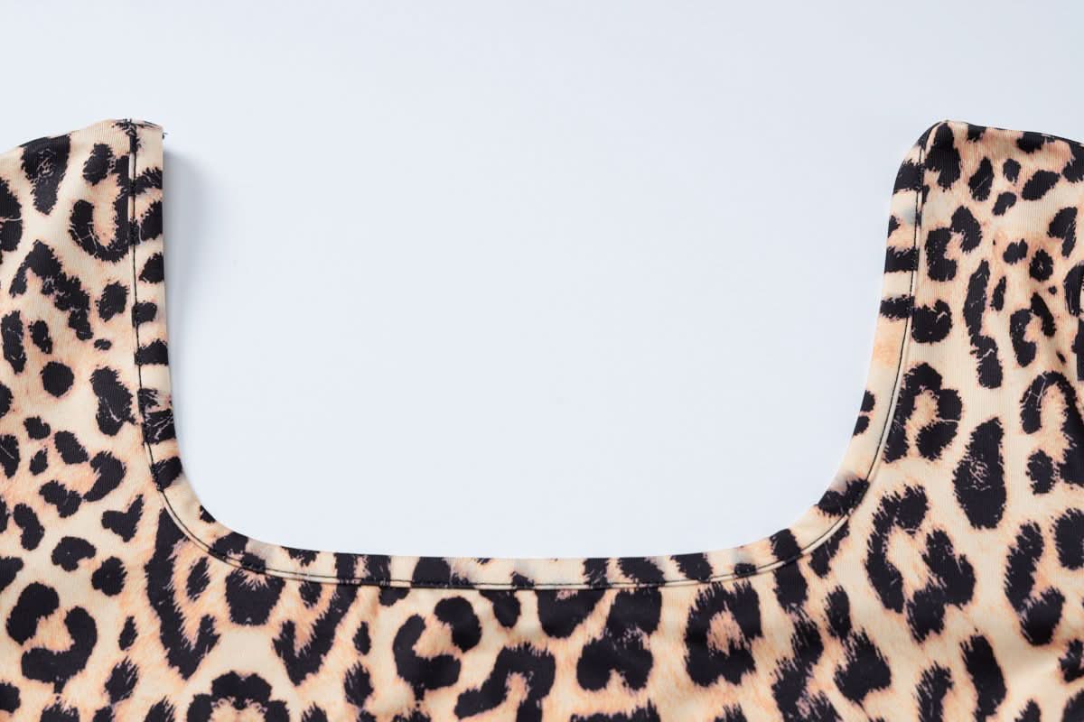Unleash Your Inner Wild: Chic Leopard Flare Pant & Crop Top Set - Fall Trendsetter