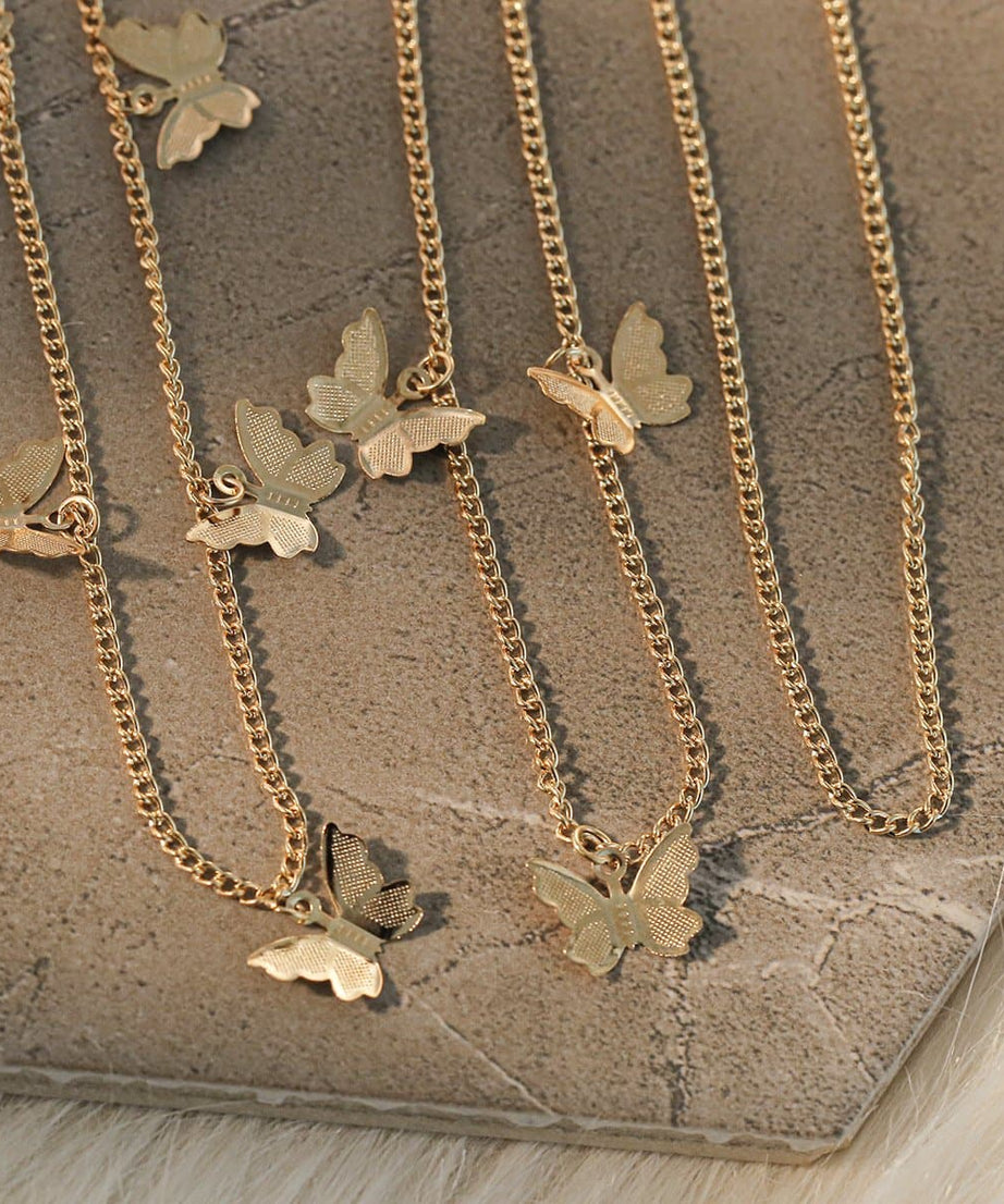Y2K Enchantment: Layered Butterfly Charm Pants Chain for Edgy Fall Style