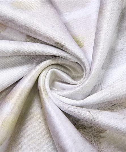 Chic Abstract Satin Cowl Neck Maxi Dress with O-Ring Back & High Slit - Fall & Holiday Party Ready