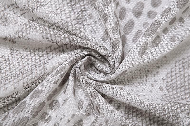 Unleash Your Fierce: Snakeskin Halter Ruched Mini Dress – Perfect for Halloween & Fall Nights Out