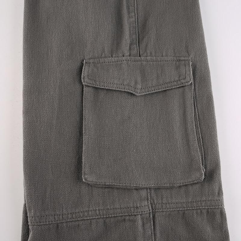 Y2K Revival Baggy Cargo Pants for Women - Effortless Fall Street Style