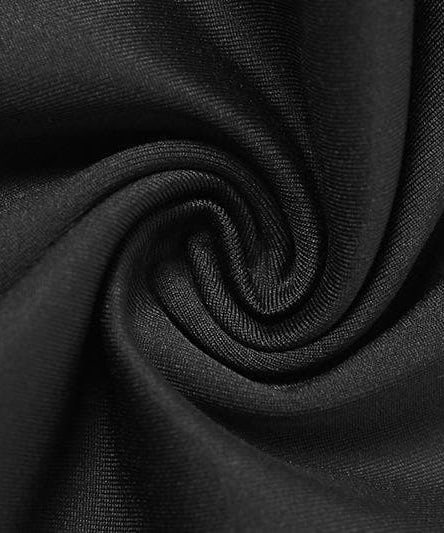 Daring Desire: Black Mesh Cut-Out Long Sleeve Bodysuit – Your Fall & Halloween Party Statement