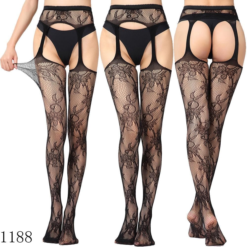 Fall & Holiday Glamour: High Waist Suspender Garter Tights & Pantyhose Collection – Fishnet, Lace & Beyond