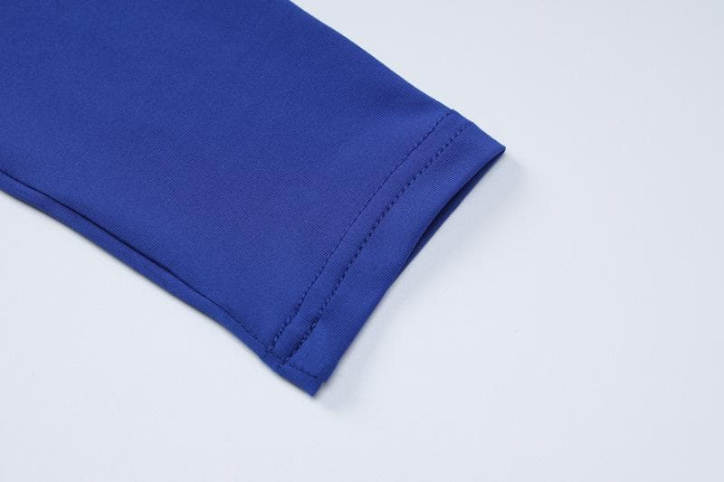 Chic Royal Blue Hooded Maxi Dress - Long Sleeve Fall & Holiday Essential