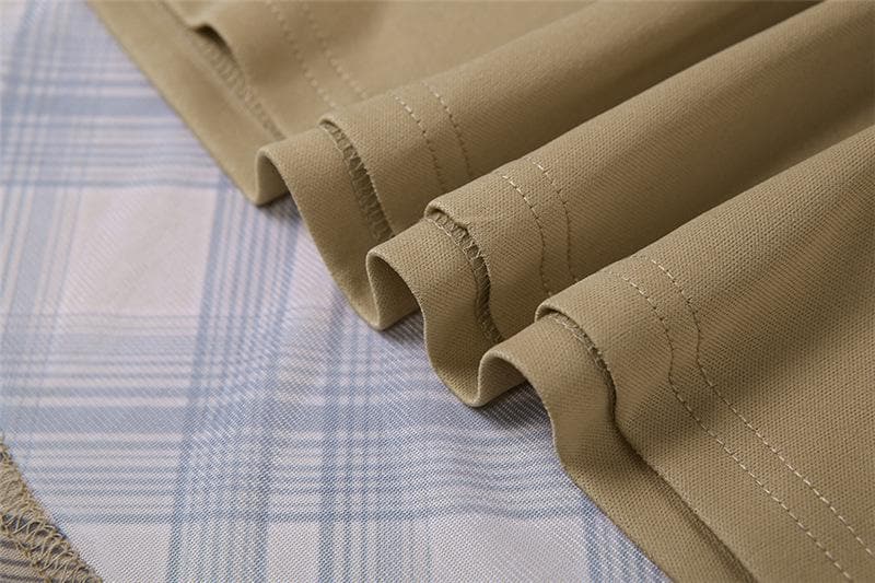 Autumn Chic Low-Rise Plaid Maxi Skirt - Effortless Flowy Silhouette