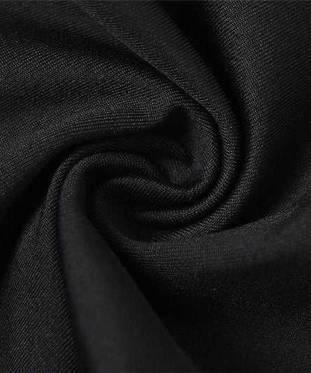 Mystic Nights One-Shoulder Cut-Out Bodysuit - Edgy Black Long Sleeve for Fall Parties & Halloween