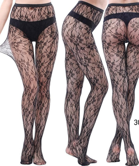 Fall & Holiday Glam: High-Waist Patterned & Fishnet Tights Collection - 12 Chic Styles