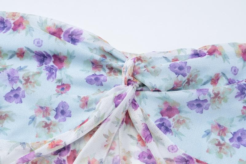 Ethereal Floral Maxi Skirt & Sweetheart Cami Set | Chic Two-Piece for Fall Getaways