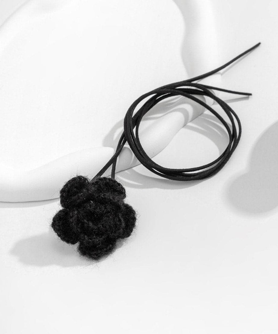 Fall Bloom Adjustable Waist Chain - Delicate Boho Knitted Flower Body Jewelry