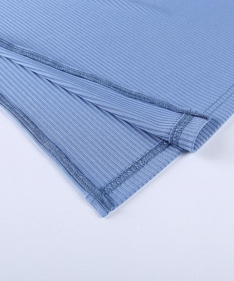 Fall Ready Ribbed Knit Cut-Out Maxi Dress - Effortlessly Chic & Flattering for Autumn