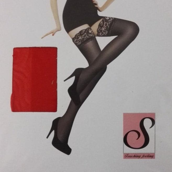 Sultry Black Lace Thigh High Stockings - Perfect for Fall & Holiday Glam