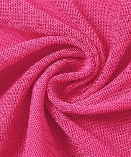 Y2K Glam "Pinkbaby" Rhinestone Mesh Halter Crop Top - Edgy Fall Party & Halloween Essential