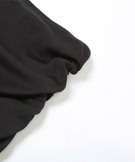 Dramatic Gothic High-Low Mesh Skirt - Fall Edgy Ruffle Maxi for Halloween