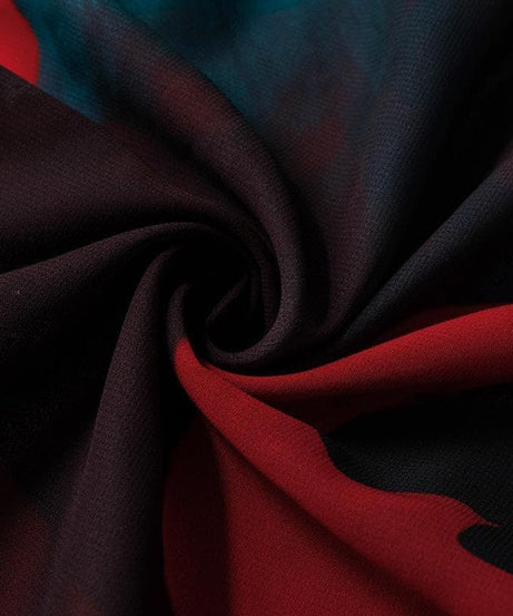 The 'Obsidian Poppy' Sheer Maxi Dress - Off-Shoulder Glamour for Fall & Holiday Events