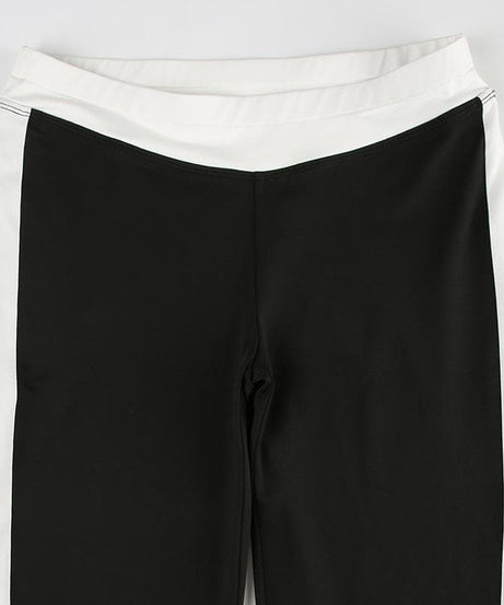 Chic V-Waist Flare Leggings for Women | High-Rise Black Yoga Pants for Fall