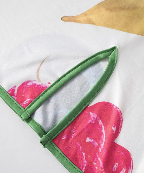 Y2K Fruit Pop Slip Mini Dress | Tropical Getaway & Resort Chic for American Women