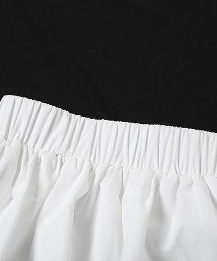 Flirty Pink Bubble Mini Skirt: High-Rise Ruched Style for Fall Fun & Party Nights