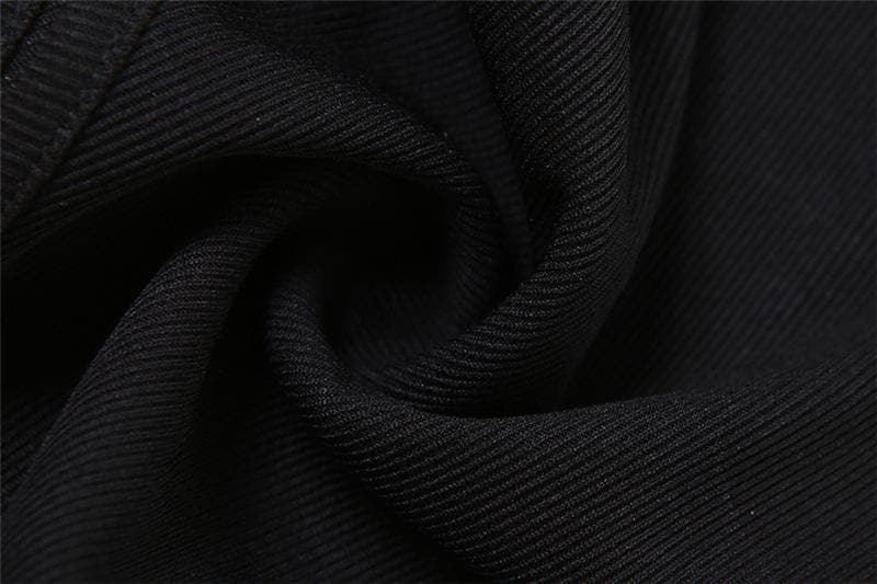 Edgy Chic Ribbed Cut-Out Bodysuit - Your Fall Statement Piece