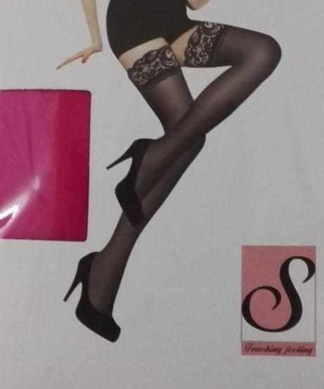 Sultry Black Lace Thigh High Stockings - Perfect for Fall & Holiday Glam